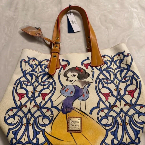 Dooney & Bourke Snow White Tote - Blue and Yellow - Picture 2 of 2